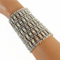 Crystal Metal Stretch Bracelet