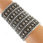 Crystal Metal Stretch Bracelet