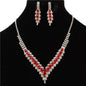 Rhinestone Necklace Set