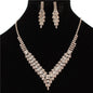 Rhinestone Necklace Set