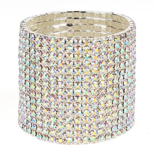 Rhinestone 15 Line Bracelet