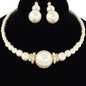 Pearl Choker Necklace Set