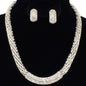 Rhinestone Necklace Set