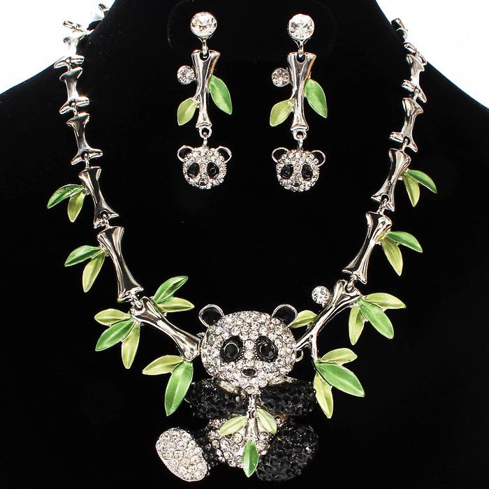 Panda Necklace Set