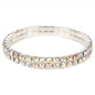 Rhinestone 2 Line Stretch Bracelet