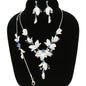 3Pc Rhinestone Necklace Set