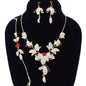 3Pc Rhinestone Necklace Set