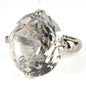 Crystal Chunky Round Shape Stretch Ring