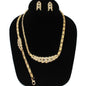 Metal Rhinestone 3 Pcs Necklace Set