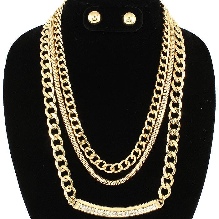 Fashion Metal NecklaceSet