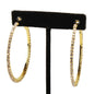 2'' Rhinestone Hoop Earring