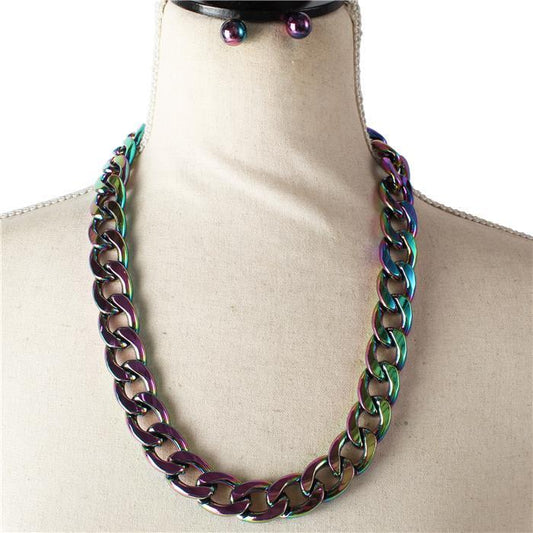 Fashion Metal Necklace Set