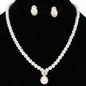 Pearl Pendant Necklace Set