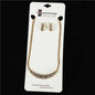 Fashion Metal Rhinestone Necklace Set0.