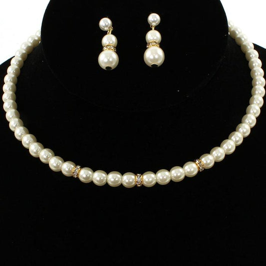 Pearl Choker Set