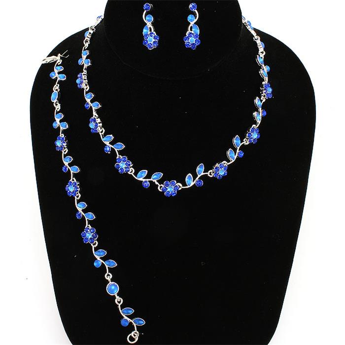 Rhinestone Necklace Set