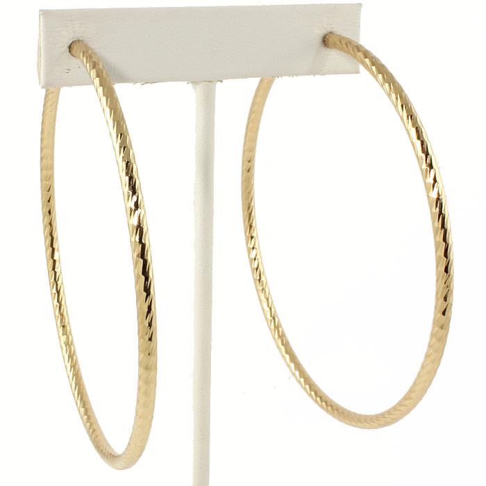 Clip-on Metal Hoop Earring