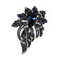 Crystal Flower Brooch