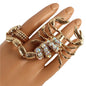 Fashion Scorpion Double Ring