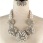 Pearl Round Necklace Set