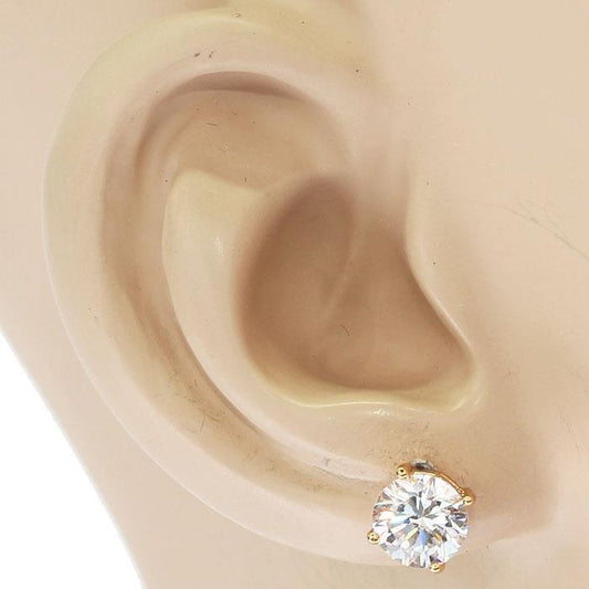 7MM Cubic Zirconia Earring