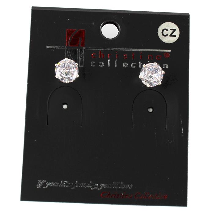 7MM Cubic Zirconia Earring