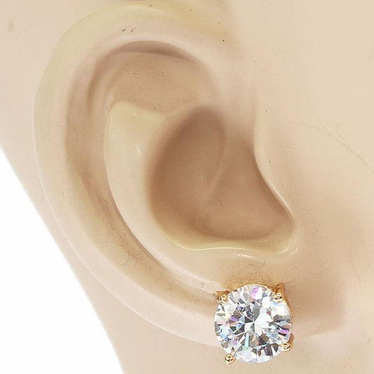 9MM Cubic Zirconia Earring