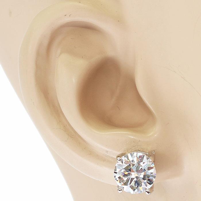 9MM Cubic Zirconia Earring