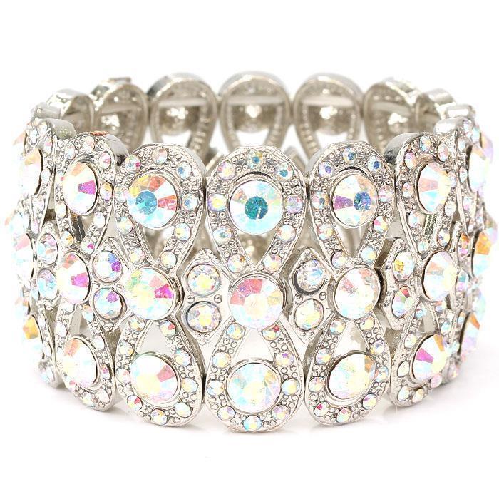 Crystal Tear-Shape Bracelet