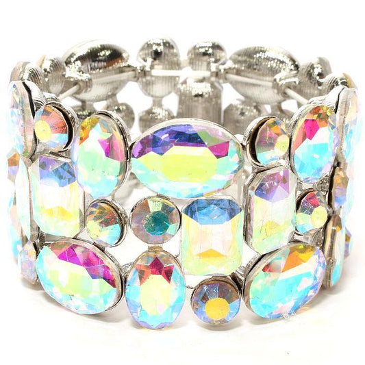 Multi Shape Crystal Bracelet