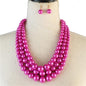 3 Layered Pearl Necklace Set