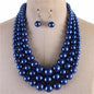 3 Layered Pearl Necklace Set