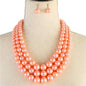 3 Layered Pearl Necklace Set