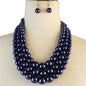 3 Layered Pearl Necklace Set