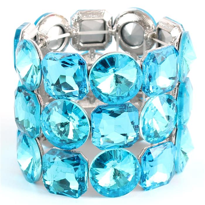 Crystal Chunky Stretch Bracelet