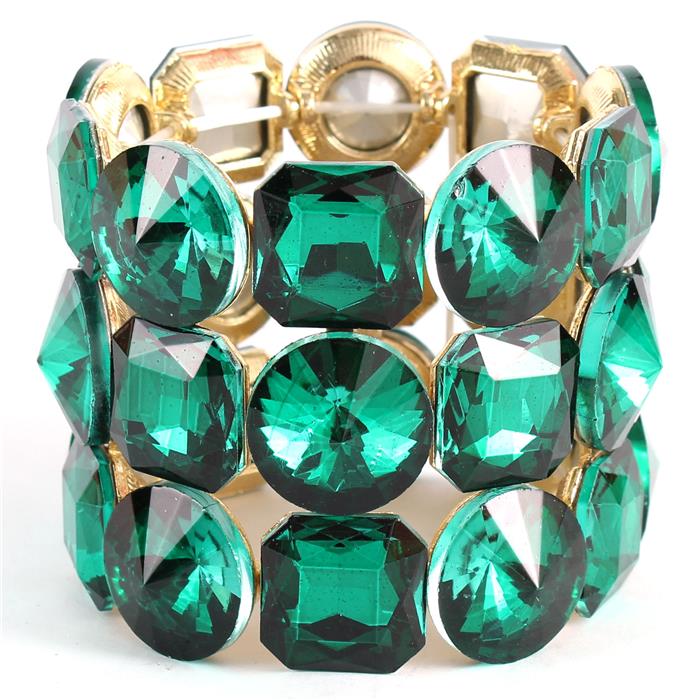 Crystal Chunky Stretch Bracelet