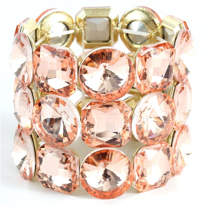 Crystal Chunky Stretch Bracelet