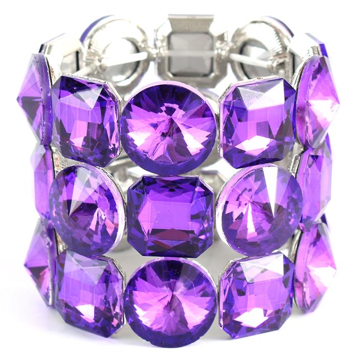 Crystal Chunky Stretch Bracelet