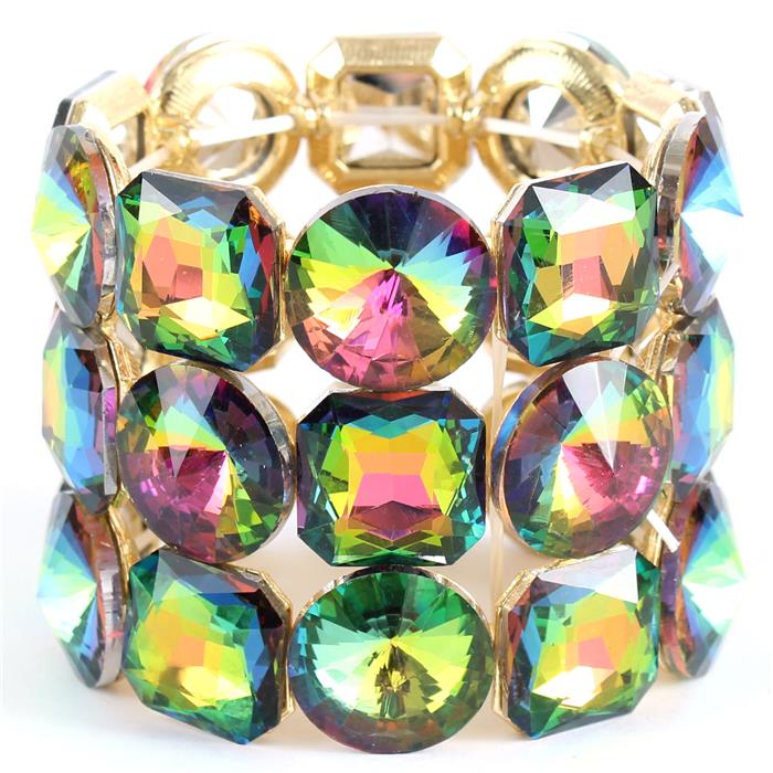 Crystal Chunky Stretch Bracelet