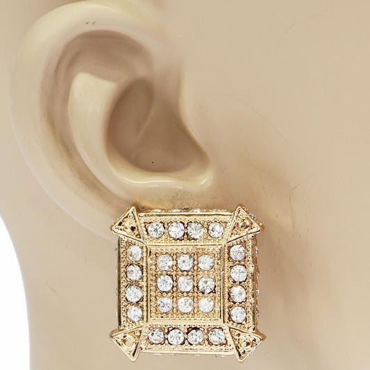 Chunky Square Earring