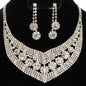 Rhinestone Necklace Set