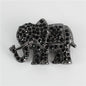 Crystal Casting Elephant Brooch