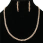 Rhinestones Necklace Set