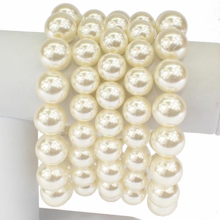 Mutilayered Pearl Bracelet