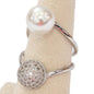 Size 6 CZ Pearl Ring