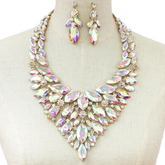 Crystal Evening Necklace Set