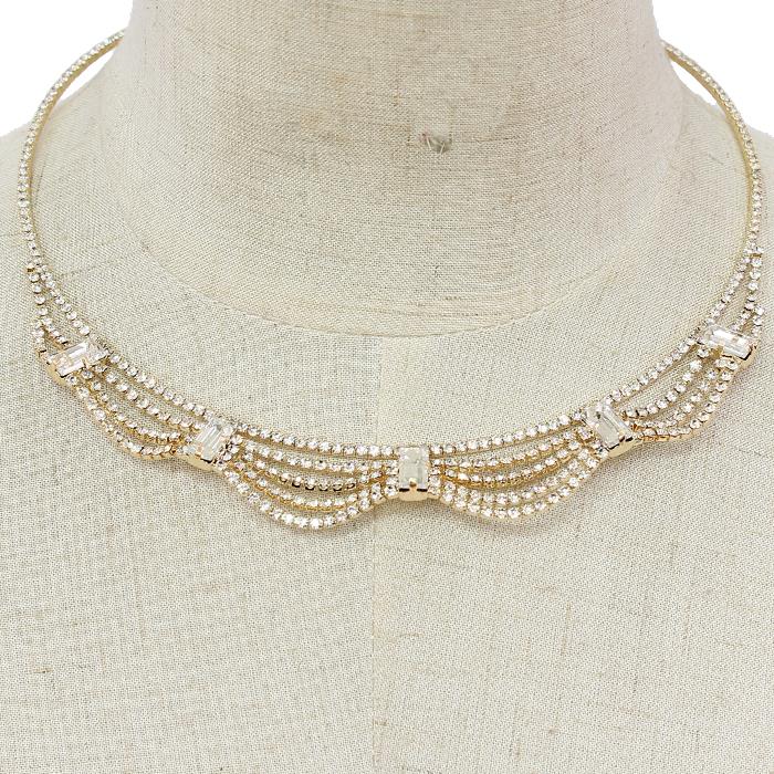 Rhinestone Choker Necklace