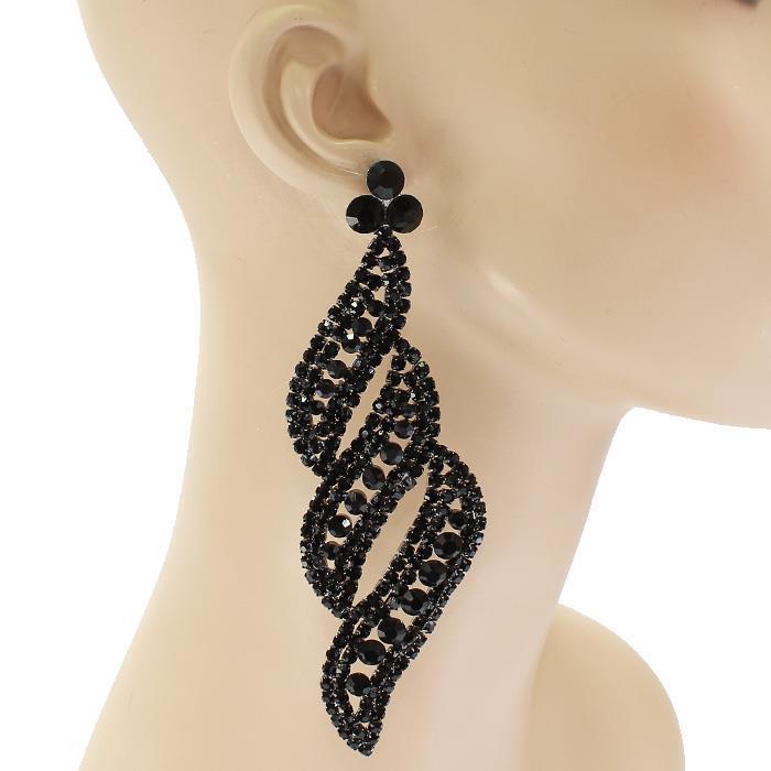 Crystal Long Chandelier Earring