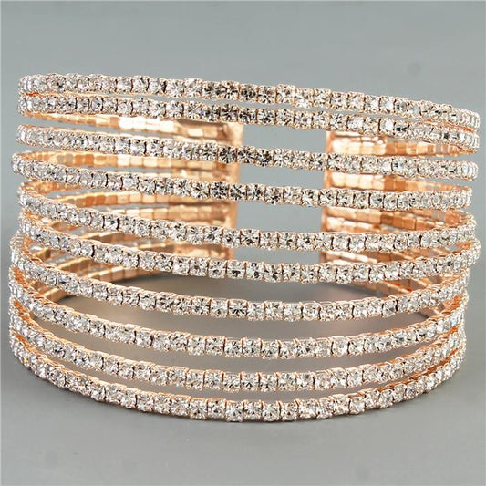 Rhinestone Layereds Bangle Bracelet