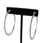 2'' Rhinestone Hoop Earring